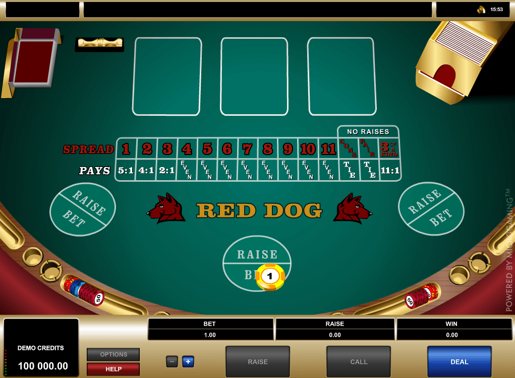 Red Dog Poker Pokies Review